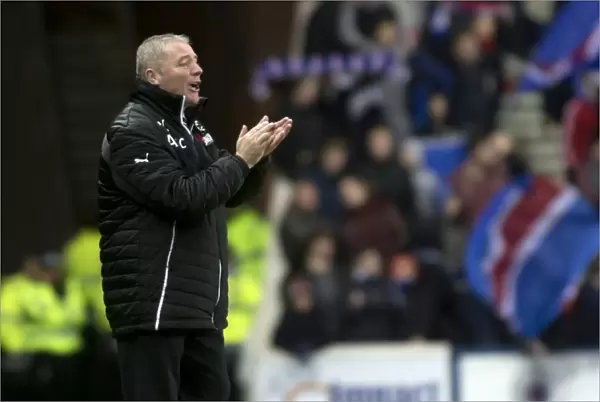 Rangers 3-0 Triumph Over Airdrieonians: Ally McCoist Celebrates with His Team at Ibrox Stadium