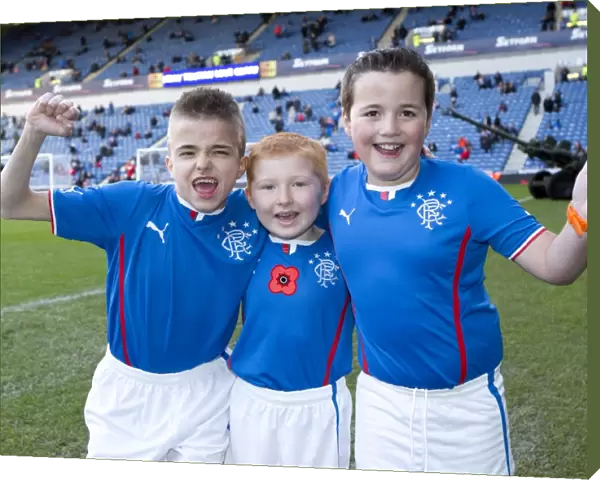 Rangers Football Club vs Airdrieonians: Scottish Cup Triumph at Ibrox Stadium (2003) - Mascots Celebrate