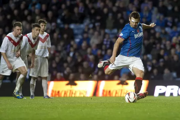 Rangers McCulloch Scores Penalty in Scottish League One Victory over Airdrieonians