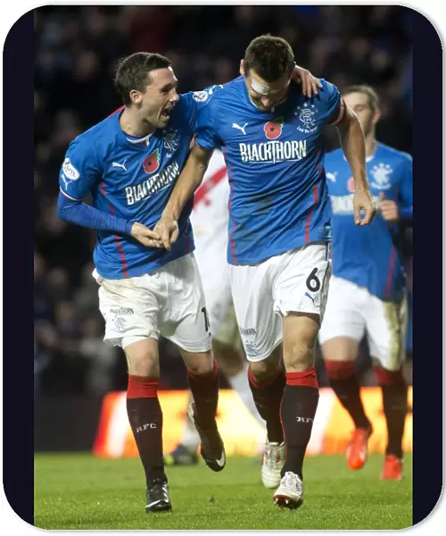 Rangers: McCulloch and Clark Celebrate Goal Glory in SPFL League 1 Clash vs Airdrieonians