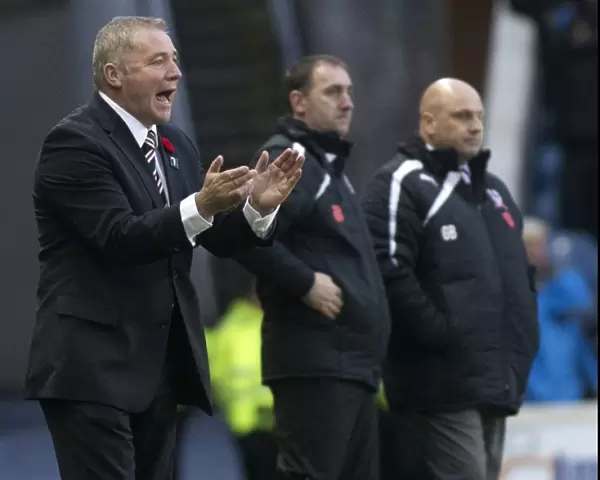 Ally McCoist and Rangers: Uniting the Trophy-Winning Squad at Ibrox Stadium, SPFL League 1