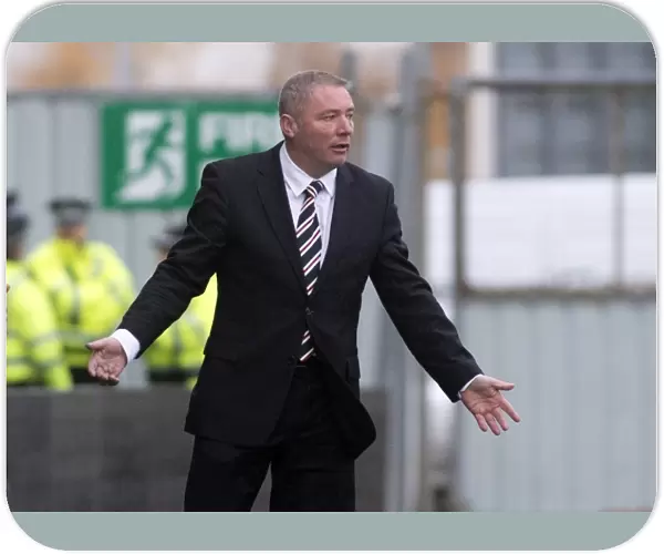 Ally McCoist and Rangers Battle in Scottish Cup Fourth Round at Falkirk Stadium