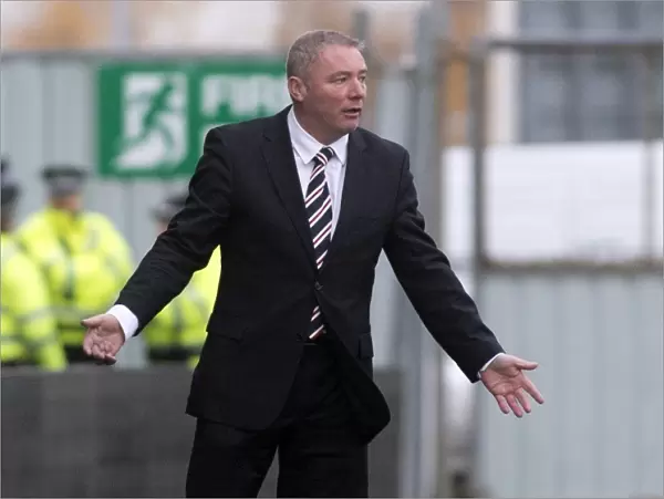Ally McCoist and Rangers Battle in Scottish Cup Fourth Round at Falkirk Stadium