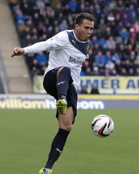 Rangers Arnold Peralta in Action: Scottish Cup Glory at Falkirk Stadium (2003 Winners)