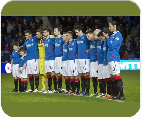 Rangers Football Club: A Moment of Silence in Honor of Scottish Cup Victory (2003) - Rangers vs Forfar Athletic at Ibrox Stadium