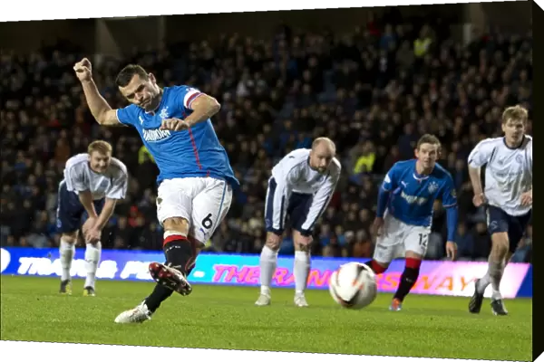 Rangers Lee McCulloch Scores the Winning Penalty at Ibrox Stadium (Scottish Cup Victory 2003): Rangers FC vs Forfar Athletic