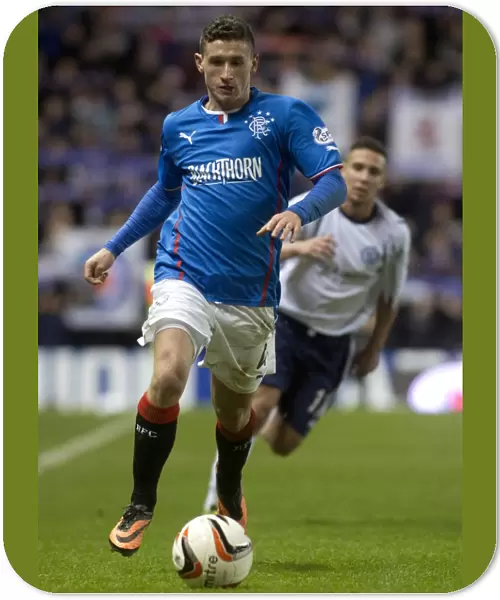 Rangers Fraser Aird Thrills Ibrox Crowd in Scottish League One: Rangers vs Forfar Athletic (Scottish Cup Champions 2003)