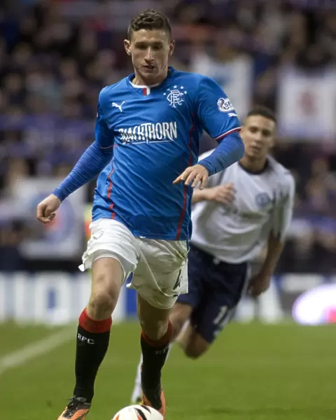 Rangers Fraser Aird Thrills Ibrox Crowd in Scottish League One: Rangers vs Forfar Athletic (Scottish Cup Champions 2003)
