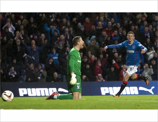 Rangers Fraser Aird: Dramatic Goal and Scottish Cup Victory Celebration at Ibrox Stadium (Scottish League One: Rangers vs Ayr United)