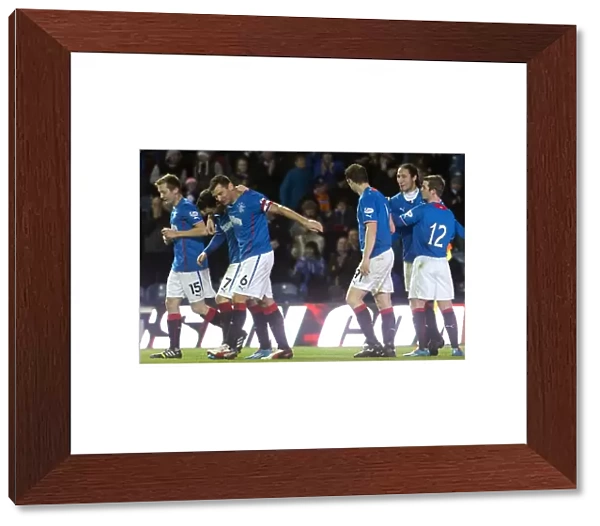 Rangers Football Club: Bilel Mohsni's Euphoric Scottish Cup-Winning Goal Celebration at Ibrox Stadium