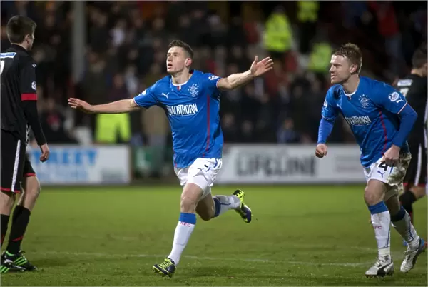 Scottish League One: Rangers Fraser Aird Scores the Winning Goal for 2003 Scottish Cup Champions at Dunfermline Athletic