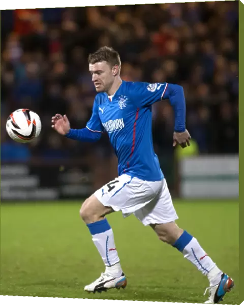 Thrilling Scottish Cup Victory: Stevie Smith of Rangers in Action Against Dunfermline Athletic at East End Park (2003)