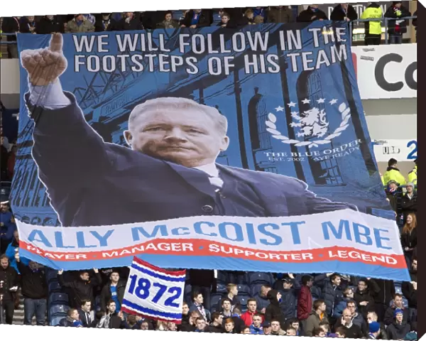 Rangers Football Club: Ally McCoist's Ibrox Reign - Sea of Fan Support vs Brechin City, Scottish League One