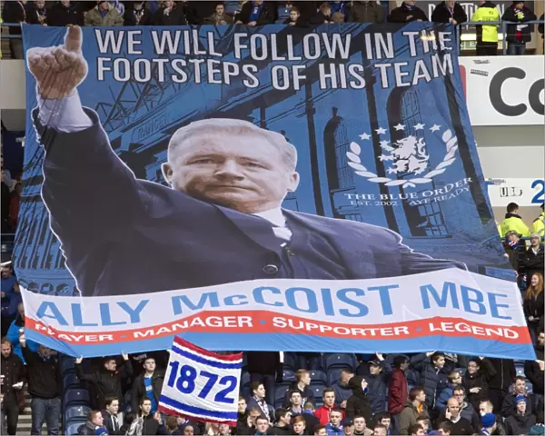 Rangers Football Club: Ally McCoist's Ibrox Reign - Sea of Fan Support vs Brechin City, Scottish League One