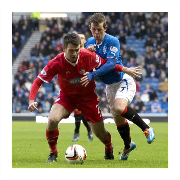 Intense Rivalry: Rangers vs Brechin City - A Fight for Supremacy at Ibrox Stadium, Scottish League One