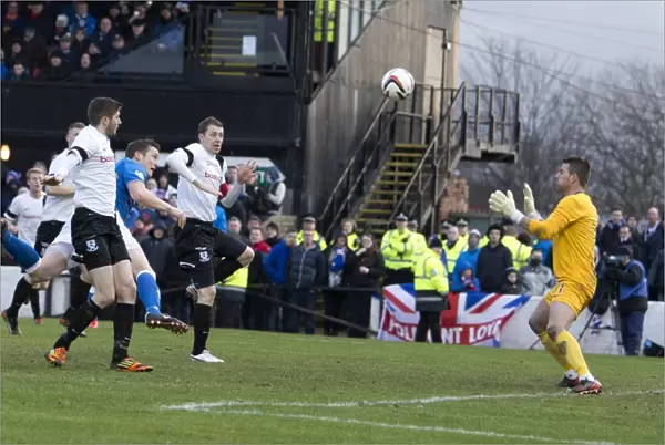 Rangers Jon Daly Scores the Second Goal: Ayr United vs Rangers, Scottish League One, Scottish Cup Triumph (2003)