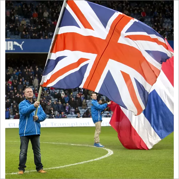Rangers Football Club: A Tribute to Glorious 2003 Scottish Cup Victory - Flag Bearers Honoring Champions