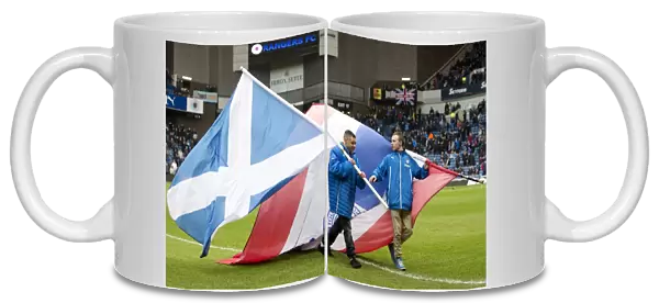 Tribute to Glory: Rangers Football Club's 2003 Scottish Cup Champion Flag Bearers