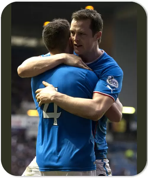 Rangers FC: Jon Daly and Fraser Aird's Thrilling Goal Celebration at Ibrox Stadium (Scottish Cup Winning Moment, 2003)