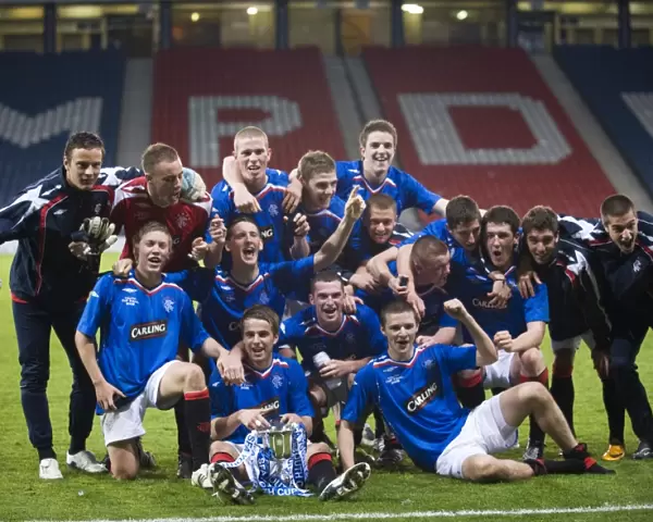 Rangers Youth Team Celebrating SFA Cup Final Victory over Celtic at Hampden Park (2008)