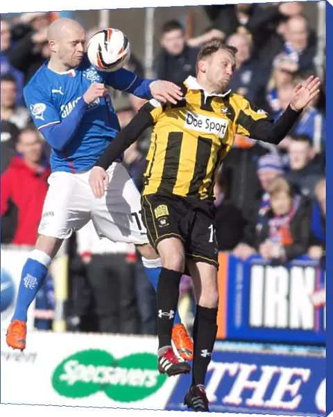 Rangers Nicky Law vs East Fife's Stephen Hughes: Heated Clash in Scottish League One Match