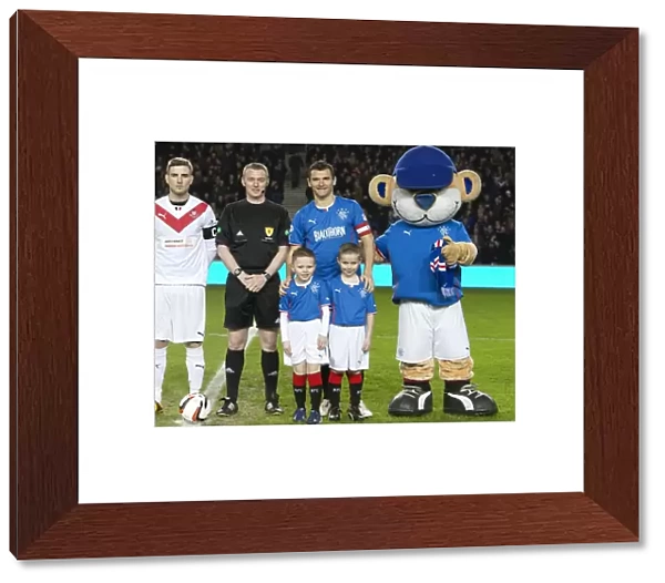 Rangers Football Club: Double Victory Celebration with Captain Lee McCulloch and Mascots (Scottish League One and Scottish Cup, 2003)