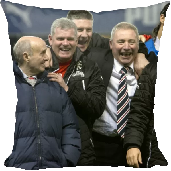 Rangers Football Club: Title Winning Squad - Stewart, McCoist, McDowall, and Durrant Celebrate Scottish League One Victory