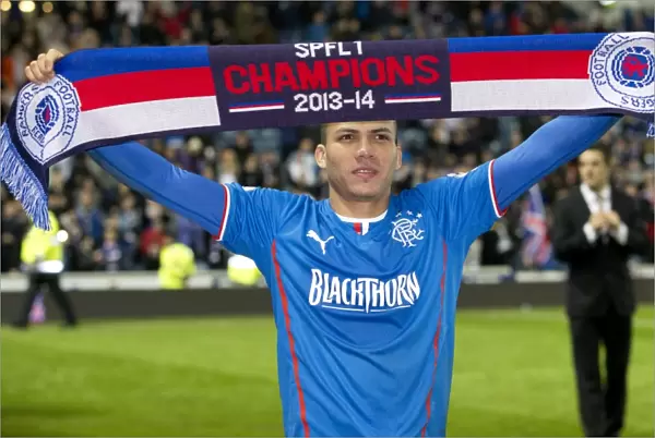Rangers Football Club: Arnold Peralta's Title-Winning Goal in Scottish League One at Ibrox Stadium (2003 Scottish League One Champions & Scottish Cup Winners)