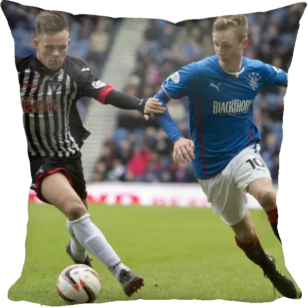 Intense Rivalry: Robbie Crawford vs Lawrence Shankland - Scottish League One Clash: A Battle Between Rangers and Dunfermline Athletic