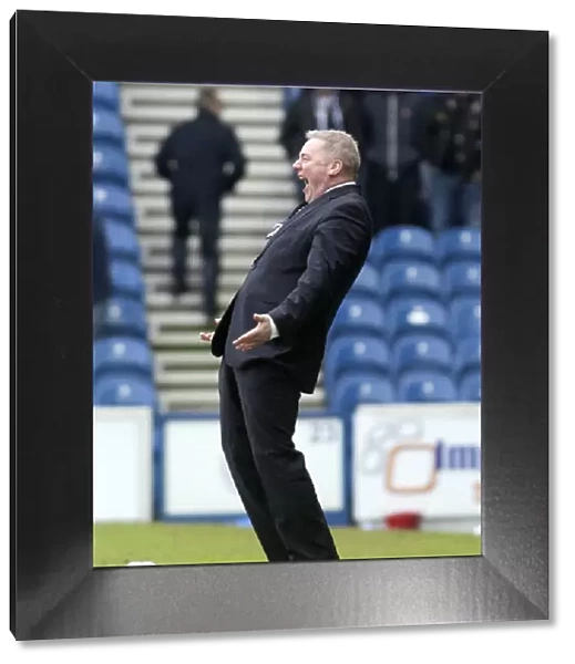 Rangers Glory: Ally McCoist Celebrates Calum Gallagher's Goal - Scottish League One Victory over Dunfermline Athletic (Scottish Cup Winning Moment, 2003)