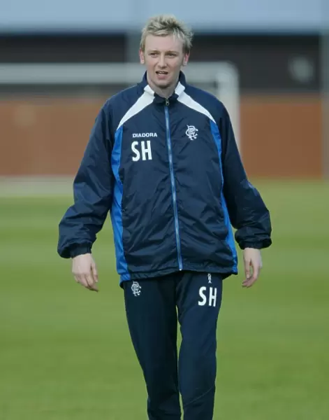 Stephen Hughes in training