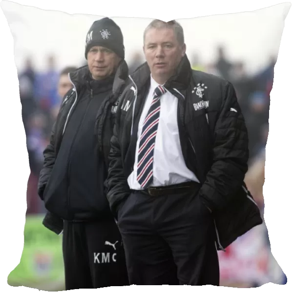 Ally McCoist and Kenny McDowall Lead Rangers at Gayfield Park: Scottish League One Clash (2003 Scottish Cup Winning Duo)