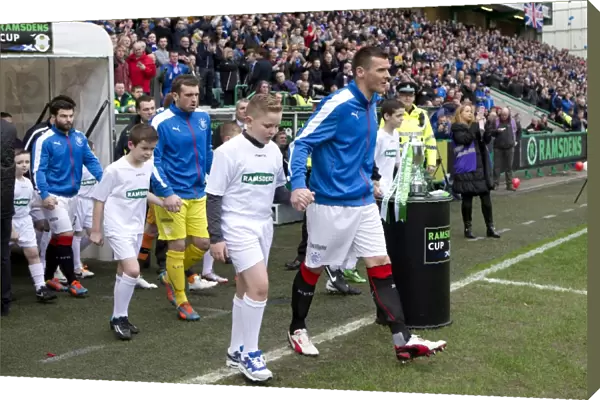 Rangers Football Club: Lee McCulloch and the Champions Celebrate Scottish Cup Victory at Ramsdens Cup Final vs Raith Rovers, Easter Road (2003)
