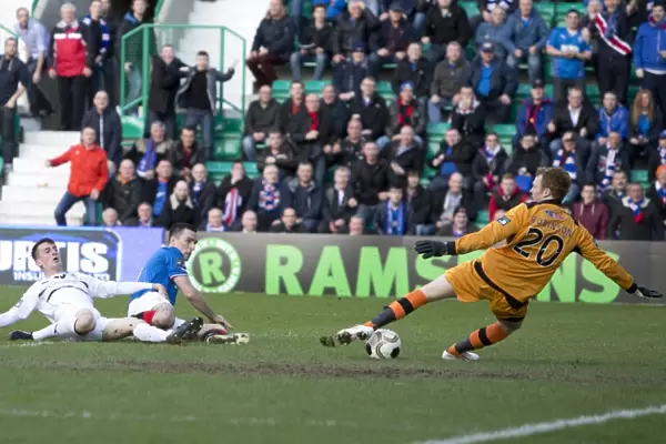 Rangers vs Raith Rovers in the Ramsden Cup Final: Dramatic Goal-line Save by Lee Robinson from Lee Wallace