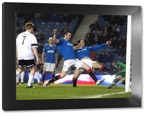 Last-Minute Drama: Bilel Mohsni Scores the Winning Goal for Rangers against Ayr United at Ibrox Stadium