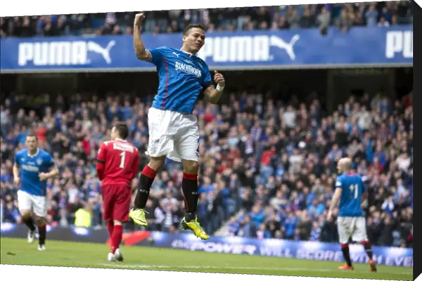 Rangers Arnold Peralta Nets First Goal for the Club at Ibrox Stadium in Scottish League One: Rangers vs Stranraer
