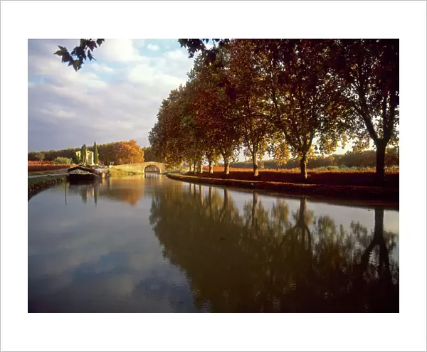 Canal du Midi, Aude, Languedoc, France