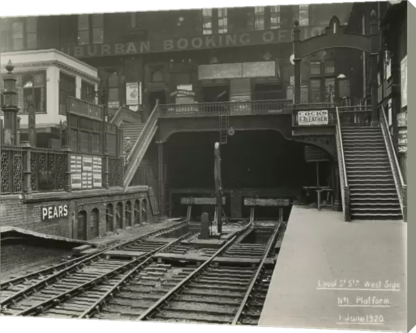 Liverpool Street station, Great Eastern Railway. 1 June 1920