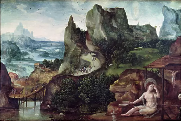 The Penitent Mary Magdalene (oil on panel)