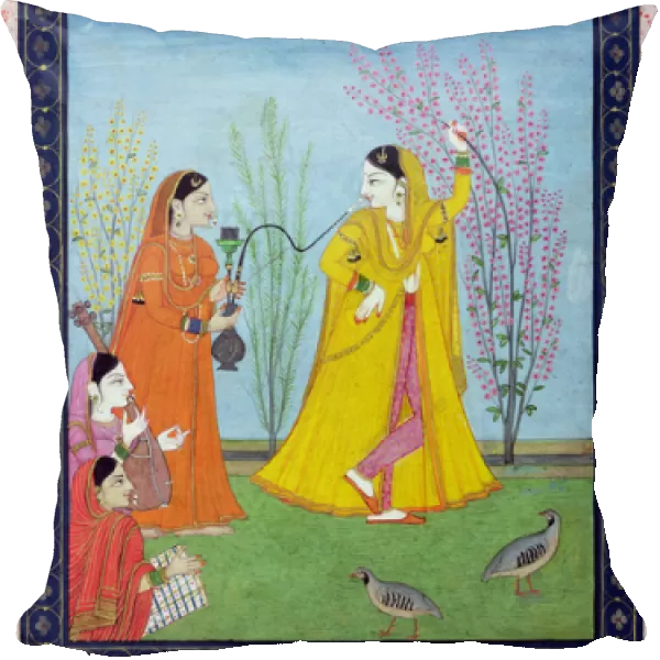 The Beginning of Spring, from Chamba, Himachal Pradesh, c. 1800 (gouache on paper)