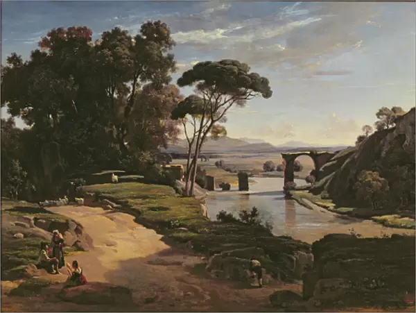 The Bridge at Narni, c. 1826-27 (oil on canvas)