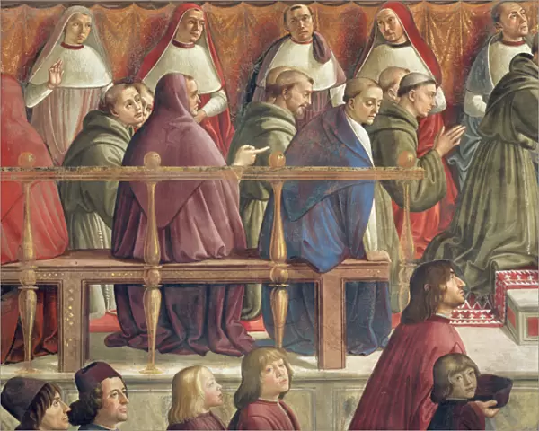 The Approval of the Order by Pope Honorius III, scene from the life of St. Francis of Assisi