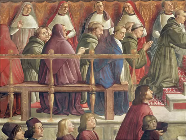 The Approval of the Order by Pope Honorius III, scene from the life of St. Francis of Assisi