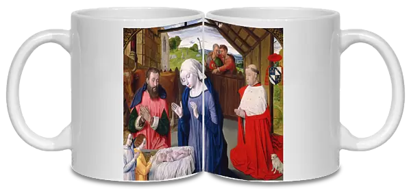 The Nativity of Cardinal Rolin (oil on panel)