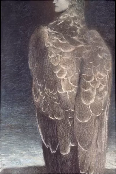 Sleeping Medusa, 1896 (pastel on paper)
