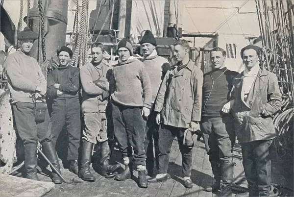 The Officers of the Terra Nova, 1912 Voyage, (1913). Artist: Herbert Ponting