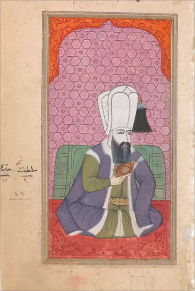 Portrait of Sultan Mustafa I (r. 1617-18; 1622-23), late 17th-early 18th century