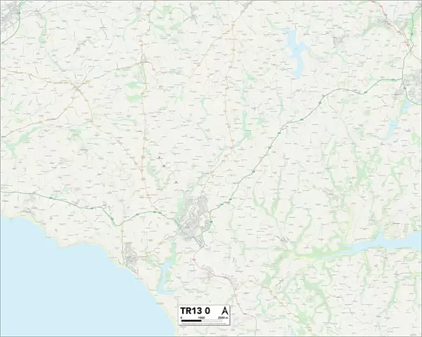 Cornwall TR13 0 Map