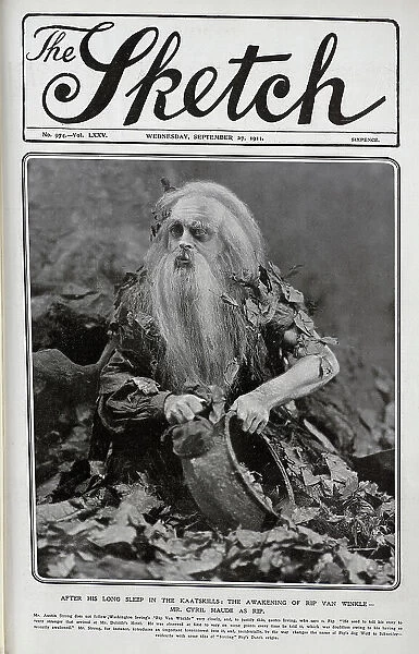 Cyril Maude, actor manager, as Rip van Winkle