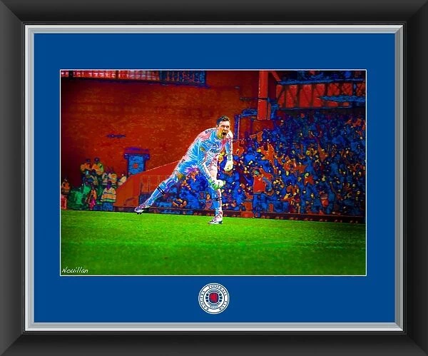 Alan McGregor Celebrates A Rangers Goal